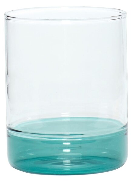 Vaso in vetro con fondo turchese Kiosk - Hübsch