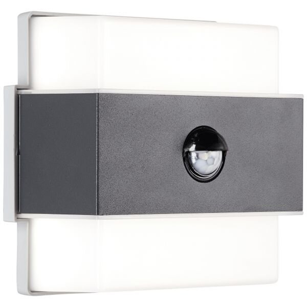 BRILLIANT Archie LED applique da esterno rilevatore di movimento antracite G96388/63