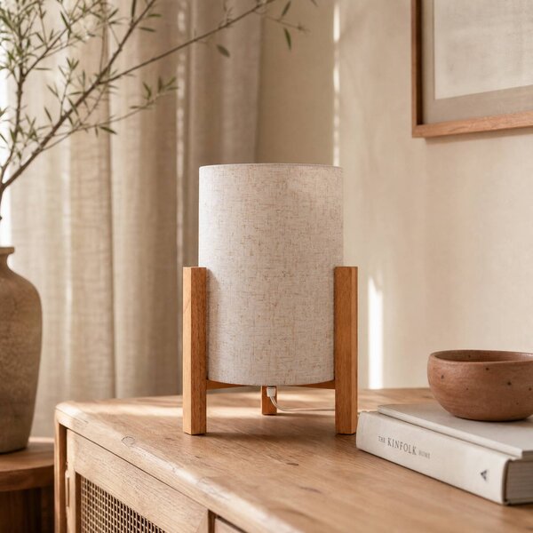 Näve Lampada da tavolo 3193, Legno chiaro, Soggiorno / Sala da pranzo, Legno, Scandinavo, Lampada da tavolo