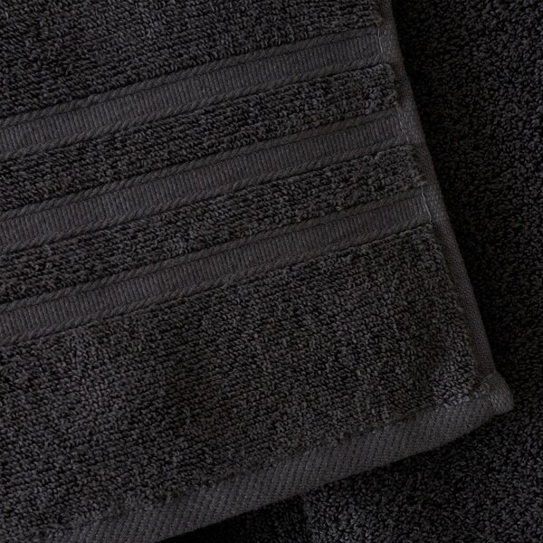 Asciugamano tipo terry grigio scuro in cotone 50x85 cm Zero Twist – Catherine Lansfield