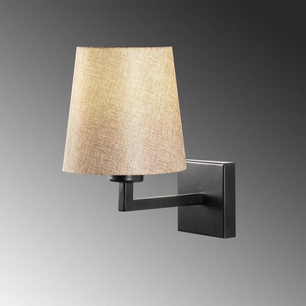 Lampada da parete nera/color crema ø 18 cm Profil – Opviq lights