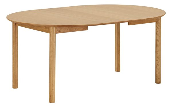 Tavolo da pranzo rotondo con effetto rovere allungabile con estensione ø 120 cm Bundaberg – House Nordic