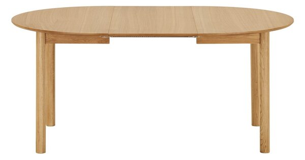 Tavolo da pranzo rotondo con effetto rovere allungabile con estensione ø 120 cm Bundaberg – House Nordic
