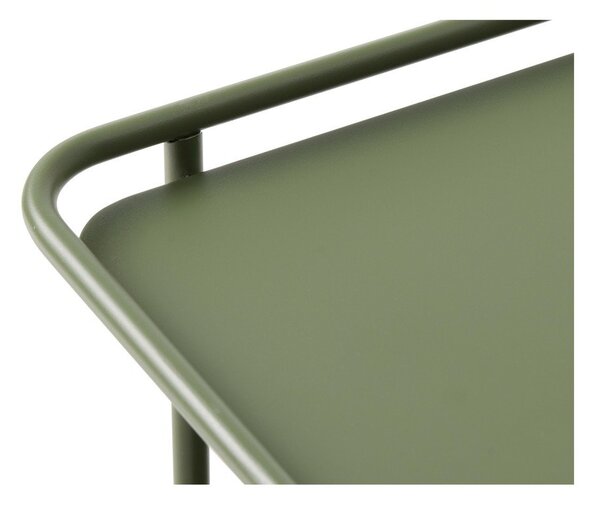 Tavolino da salotto verde in metallo 55x110 cm Yuba – Unique Furniture