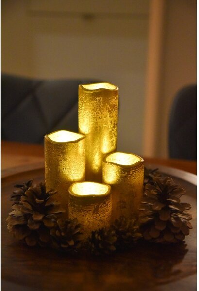 Set di 4 candele a LED - Hilight