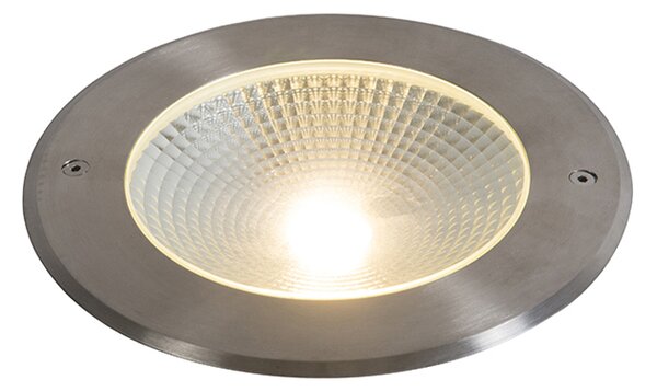 Faretto da giardino moderno in acciaio con LED 20W - Bridge