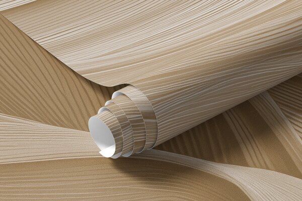 Carta da parati Onde beige, Carta da parati 3D, Carta da parati Fiori 3D, w02311v2 : Uwalls.it