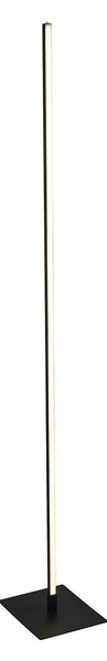 Piantana Moderna Tribeca Acciaio Bianco Policarbonato Nero Led 17,7W Cct