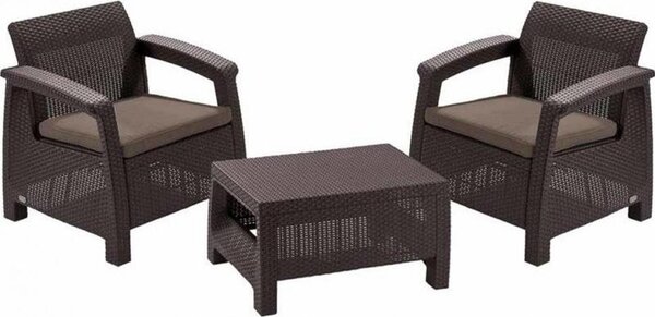 Allibert Corfu Weekend 2+1 marrone / beige