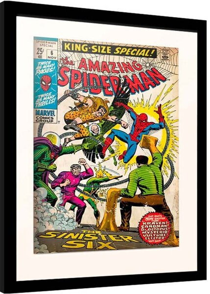 Quadro Marvel - Amazing Spider-Man, Poster Incorniciato