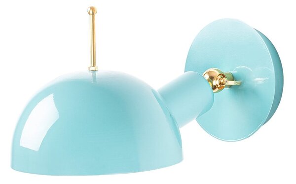 Lampada da parete azzurra/color bronzo ø 15 cm Azzar – Opviq lights