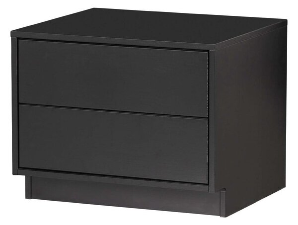 Tavolo TV modulare nero in legno di pino 50x40 cm Finca - WOOOD