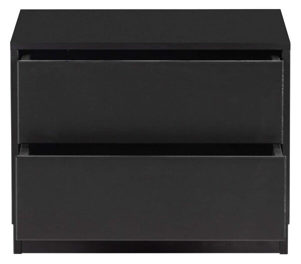 Tavolo TV modulare nero in legno di pino 50x40 cm Finca - WOOOD