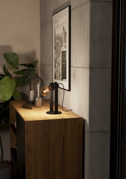Eglo 43849 - Lampada da tavolo PLIMSOLL 1xE27/15W/230V