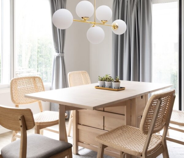 Lampadario a sospensione con supporto rigido FIRA 5xE27/60W/230V oro