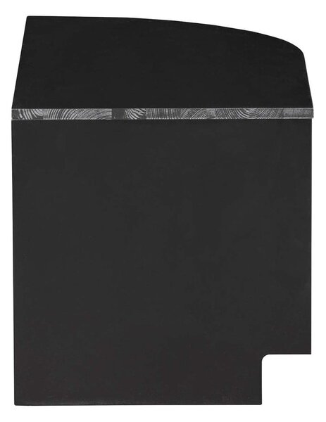 Tavolo TV modulare nero in legno di pino 78x40 cm Finca - WOOOD