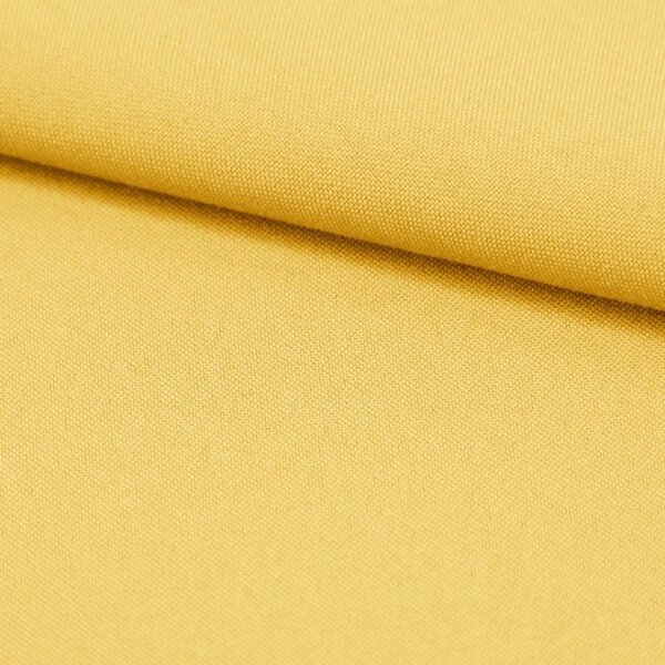 Tessuto tinta unita Panama MIG44 giallo pastello, altezza 150 cm