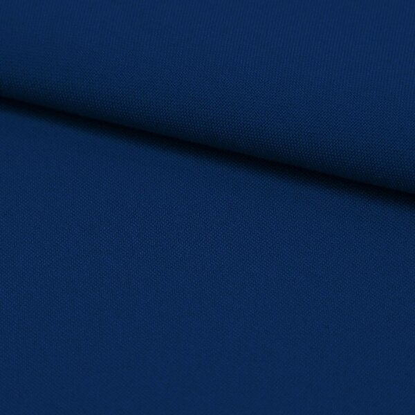 Tessuto tinta unita Panama stretch MIG69 blu navy, altezza 150 cm