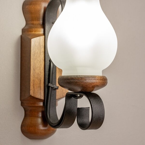 Brilagi - Applique RUSTIC 1xE14/40W/230V faggio/noce