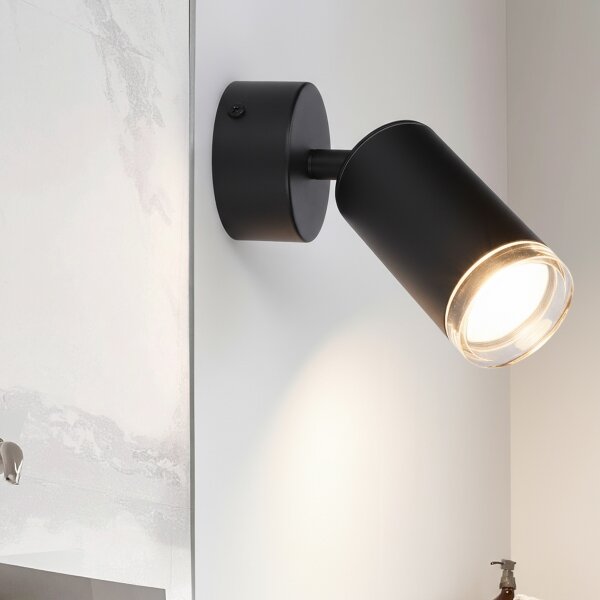 Brilagi - Luce Spot da bagno SELE 1xGU10/30W/230V IP44 nero