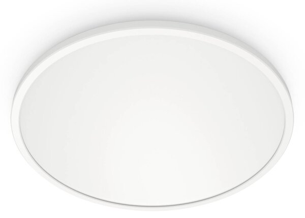 WiZ Plafoniera smart SuperSlim, dimmerabile, Bianco / Opale, Soggiorno / Sala da pranzo, Plastica, Moderno
