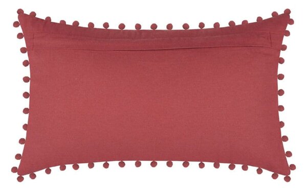 Cuscino decorativo rettangolare rosso
