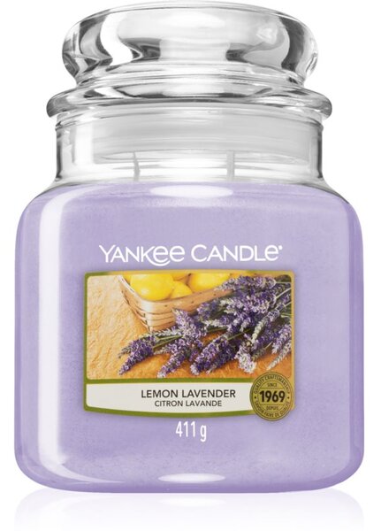 Yankee Candle Lemon Lavender candela profumata 411 g