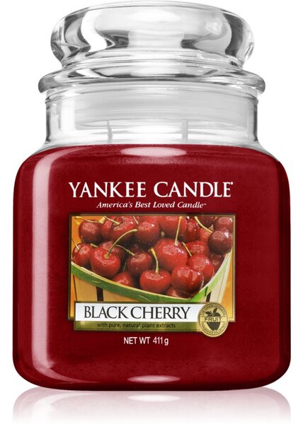 Yankee Candle Black Cherry candela profumata 411 g