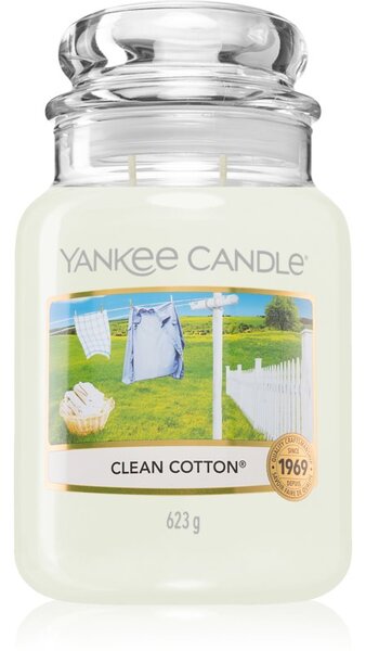 Yankee Candle Clean Cotton candela profumata 623 g