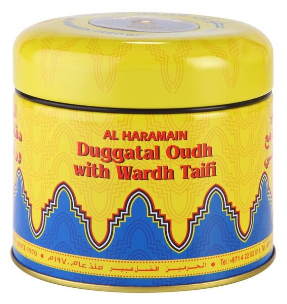 Al Haramain Duggatal Oudh with Wardh Taifi incenso 50 g
