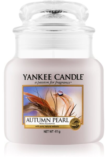 Yankee Candle Autumn Pearl candela profumata Classic media 411 g