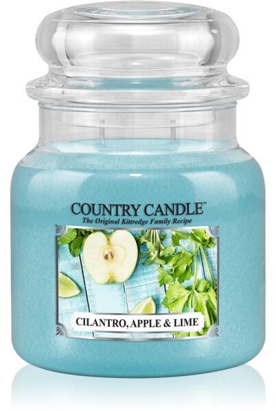 Country Candle Cilantro, Apple & Lime candela profumata 453 g
