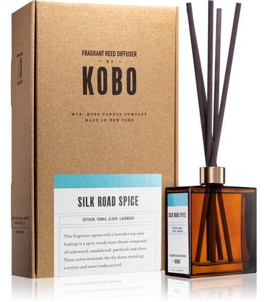 KOBO Woodblock Silk Road Spice diffusore di aromi con ricarica 226 ml