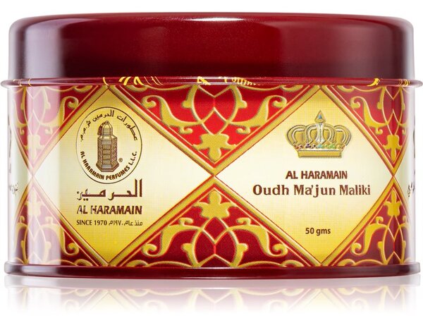 Al Haramain Oudh Ma'Jun Maliki incenso 50 g