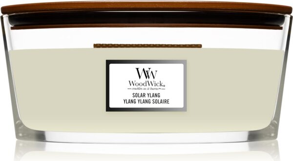 Woodwick Solar Ylang candela profumata con stoppino in legno (hearthwick) 453.6 g