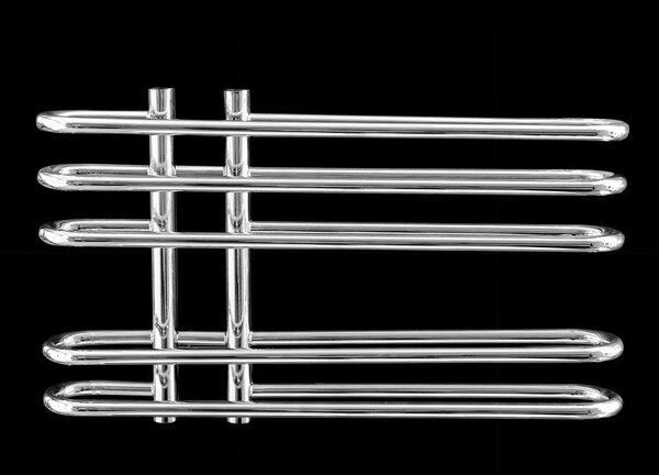 Kamalu scalda salviette termoarredo 700x400mm finitura cromata | kam-379