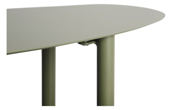 Scaffale verde in metallo 90x82x28 cm Riqueza – Leitmotiv