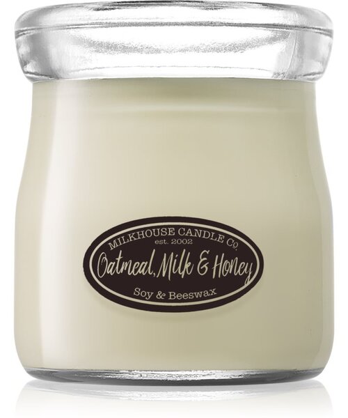 Milkhouse Candle Co. Creamery Oatmeal, Milk & Honey candela profumata Cream Jar 142 g