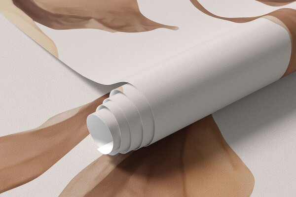 Carta da parati Foglie secche su un ramo imitazione dell'acquerello, Carta da parati Acquerello, w03176 : Uwalls.it