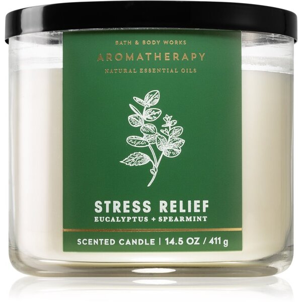 Bath & Body Works Aromatherapy Eucalyptus & Spearmint candela profumata 411 g