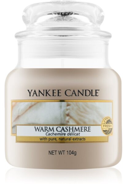 Yankee Candle Warm Cashmere candela profumata Classic grande 104 g
