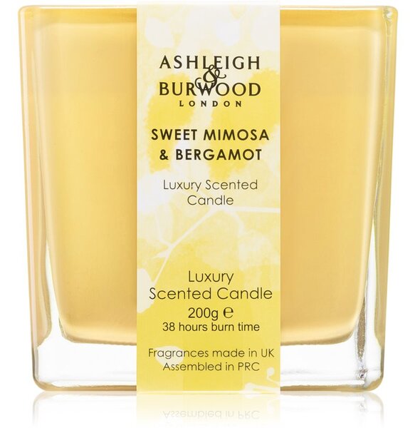 Ashleigh & Burwood London Life in Bloom Sweet Mimosa & Bergamot candela profumata 200 g