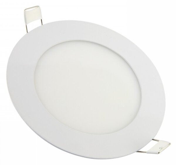 Pannello LED 6W - Rotondo - foro ø100mm - da Incasso Colore Bianco Caldo 2.700-3.200K
