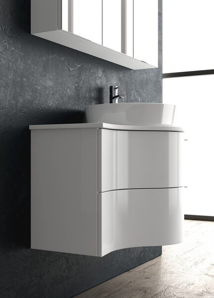Mobile bagno sospeso 100cm design ultramoderno FORM-100 - KAMALU