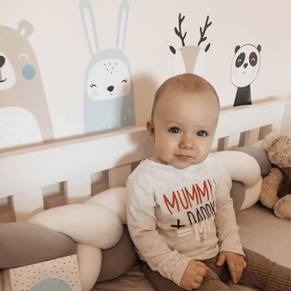 Animaletti - adesivi in tessuto per la camera dei bambini