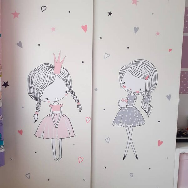 Adesivo murale Fatina - Adesivi da parete - Piccole ballerine