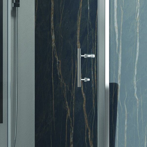 Kamalu box doccia 70x100 apertura scorrevole vetro anticalcare kf5000s