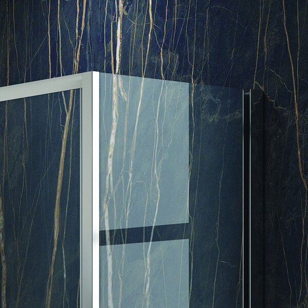 Kamalu box doccia 70x100 apertura scorrevole vetro anticalcare kf5000s