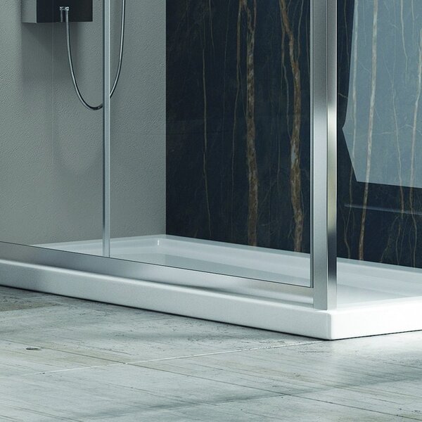 Kamalu box doccia 70x100 apertura scorrevole vetro anticalcare kf5000s