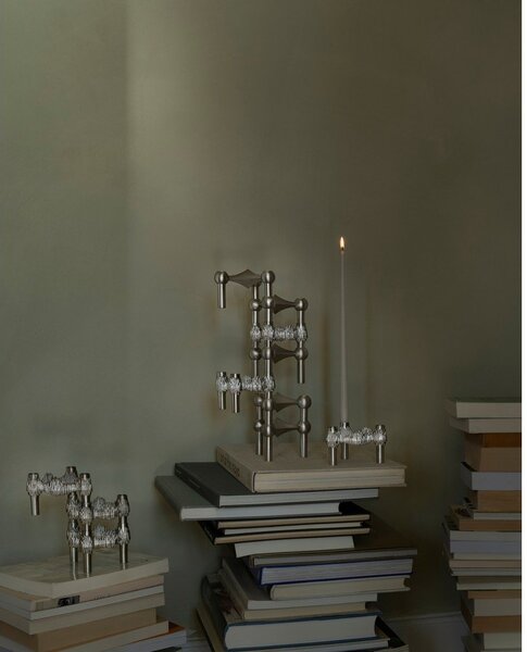 Portacandele in set in metallo 3 pz Nagel – STOFF Nagel